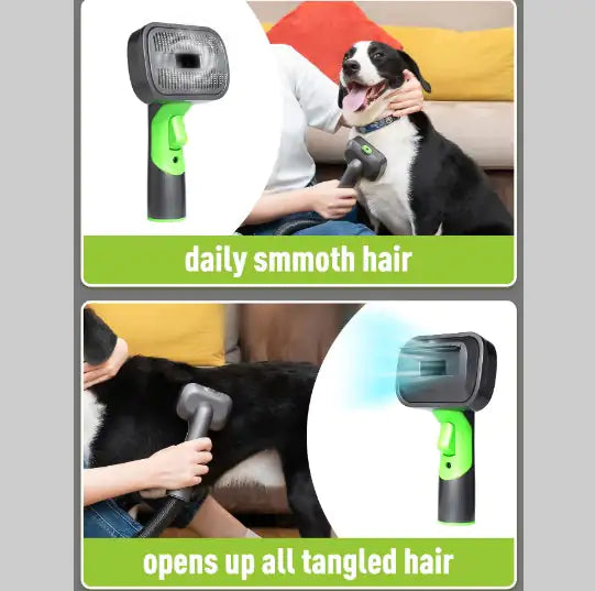 Daski Vkiskli Pet Grooming Kit with Vacuum – Dog & Cat Clippers, Low Noise, All-in-One