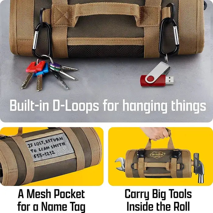 Tool Roll Bag Organizer