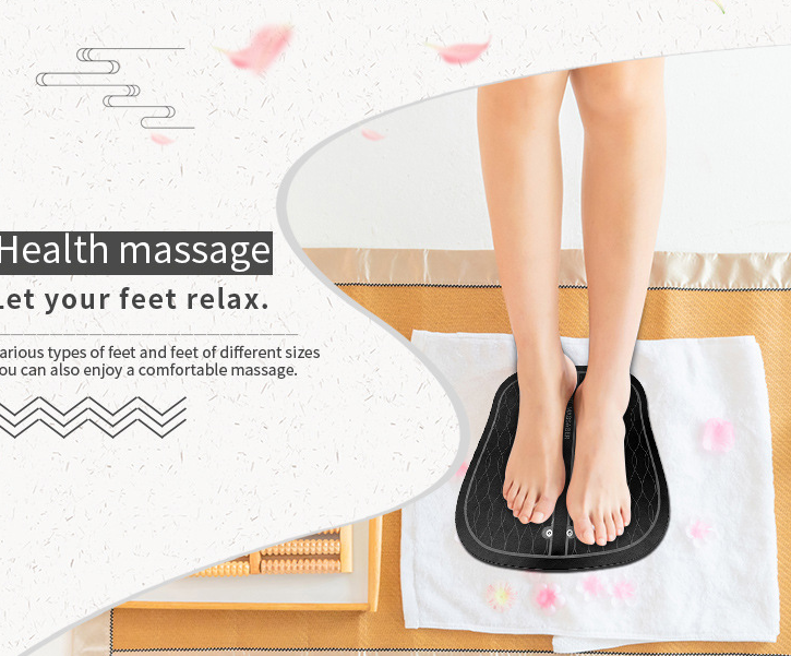 Rechargeable EMS Foot Massage Mat