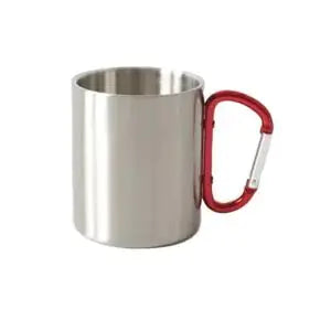 Stainless Steel Double Wall Carabiner Mug 12oz