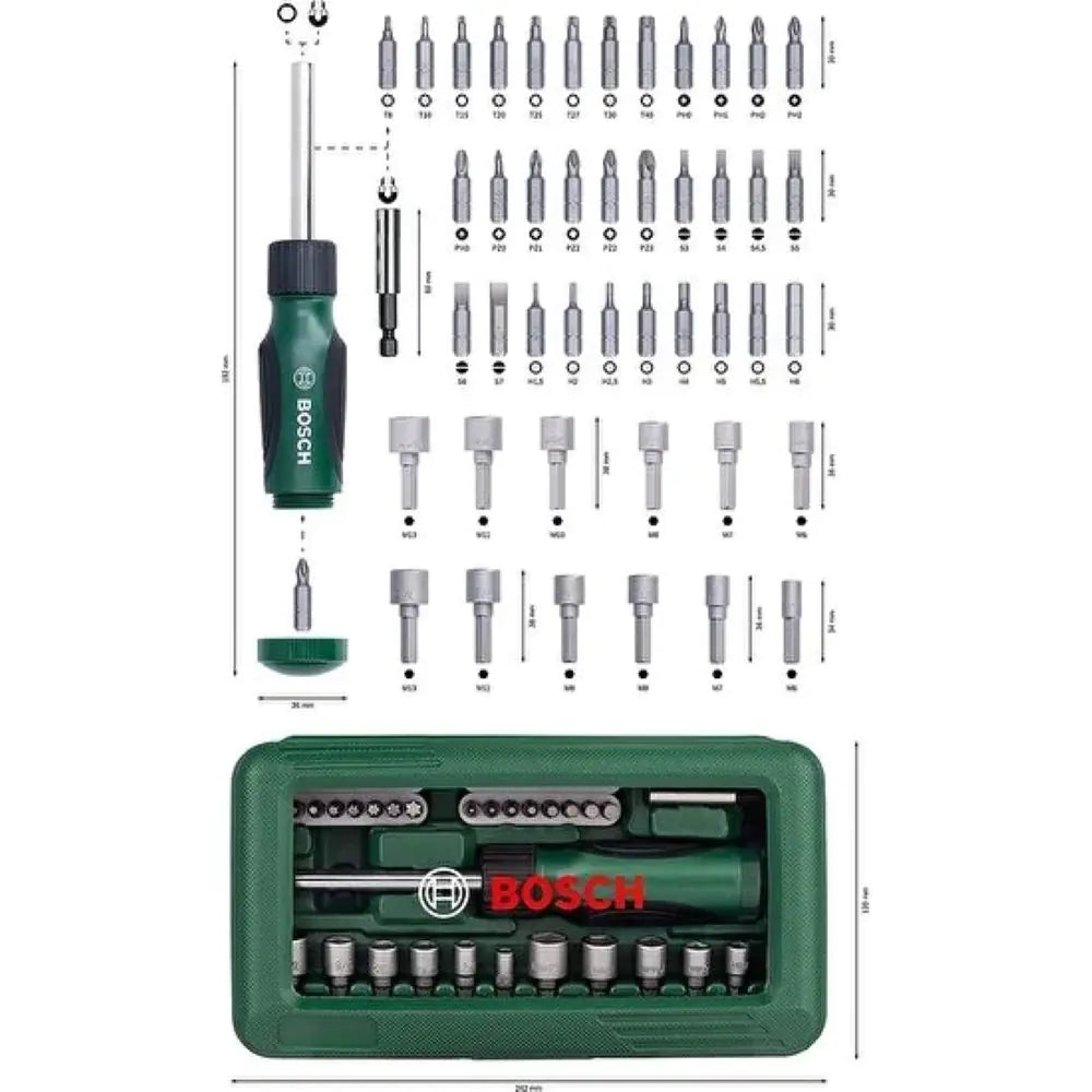 Bosch Screwdriver  Set 46 pieces