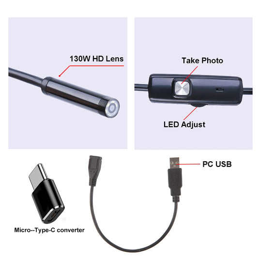 Adjustable LED Car Endoscope Camera